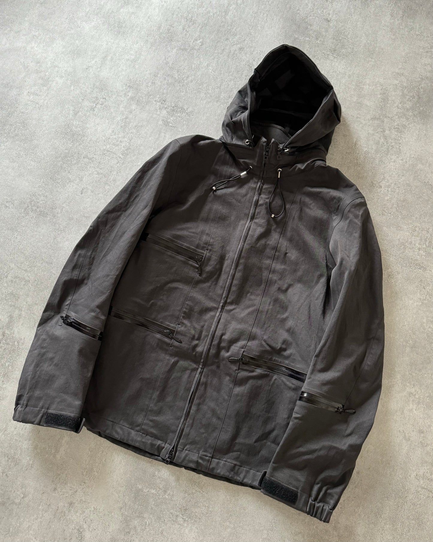 AW2008 Marithé + François Girbaud Grey Dynamic Tactical Jacket (XS) - 6