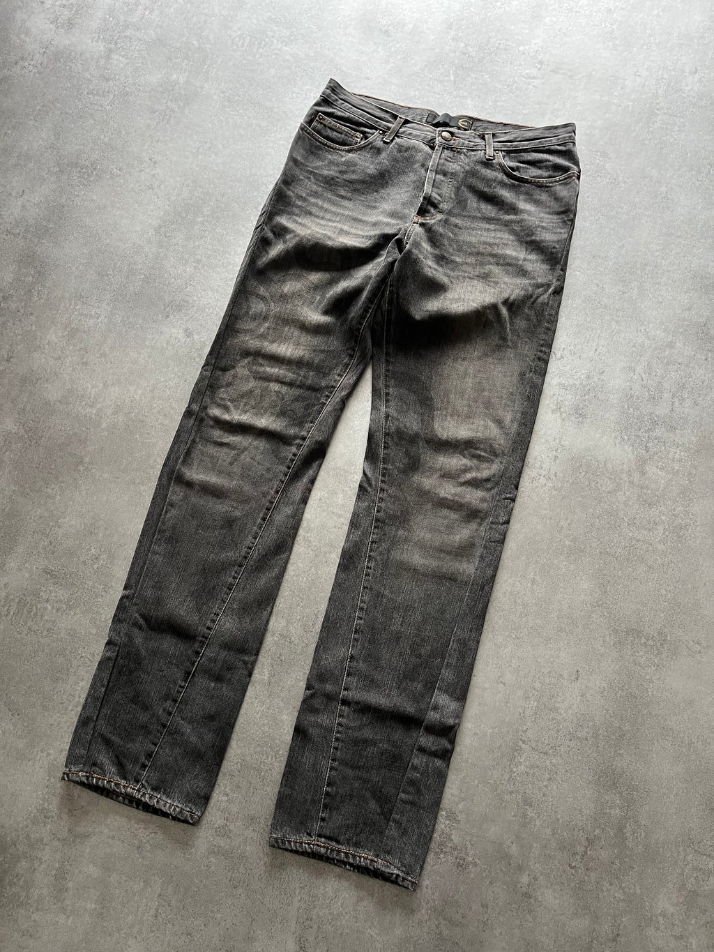 SS2004 Cavalli Daredevil Jungle Grey Jeans   (M) - 5
