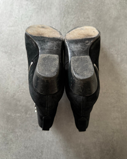 Isabel Marant Etoile Black Suede Boots  (38) - 7