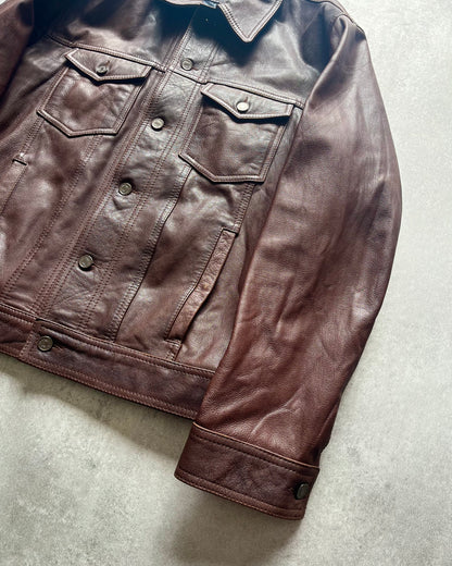 AW2014 Dolce & Gabbana Premium Leather Jacket (XL) - 3