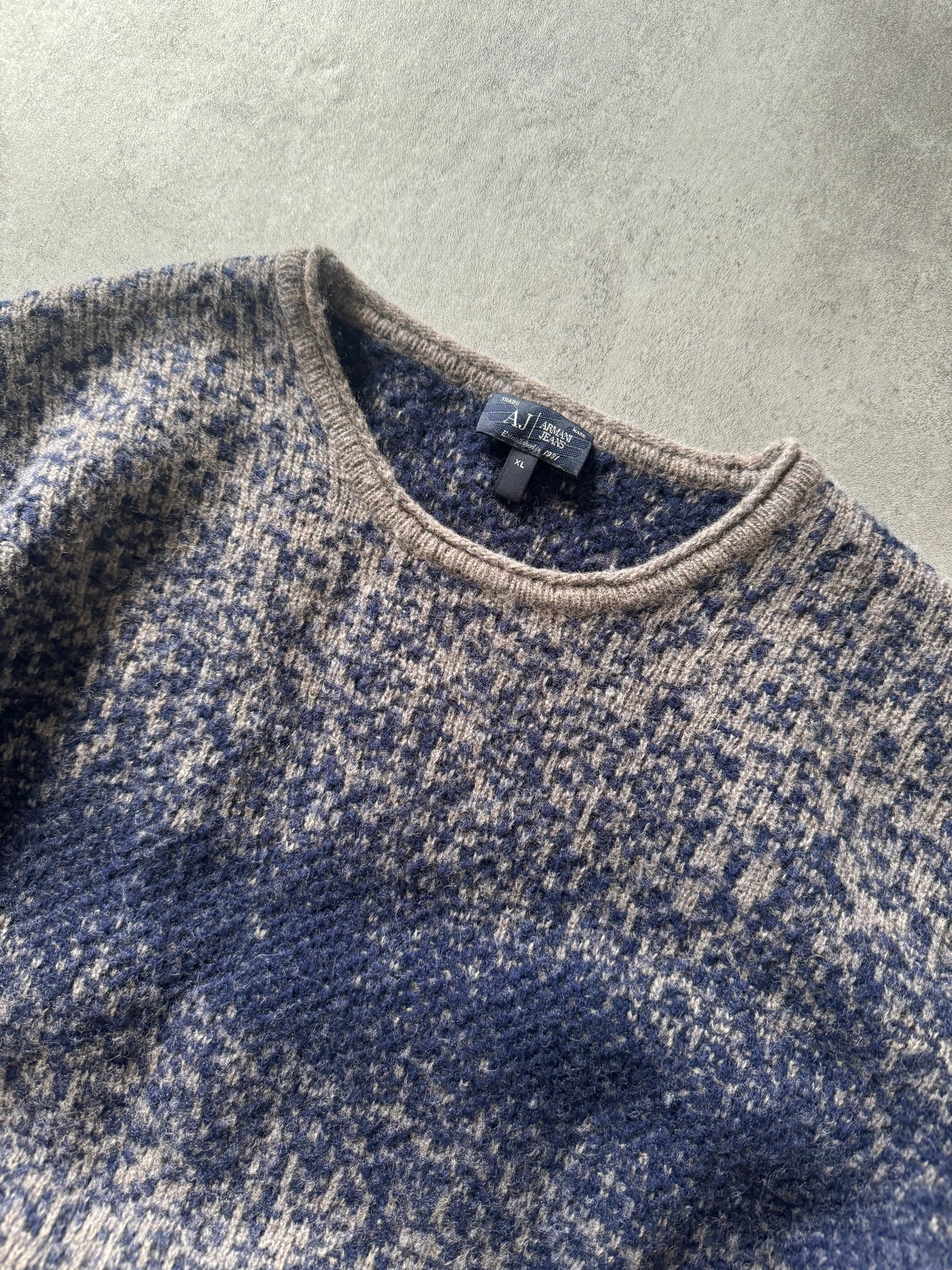AW2018 Armani Pixelized Gradient Sweater   (L) - 7