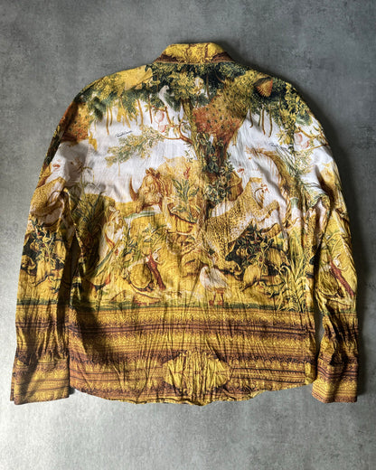 AW1996 Roberto Cavalli Safari Renaissance Shirt (M) - 2