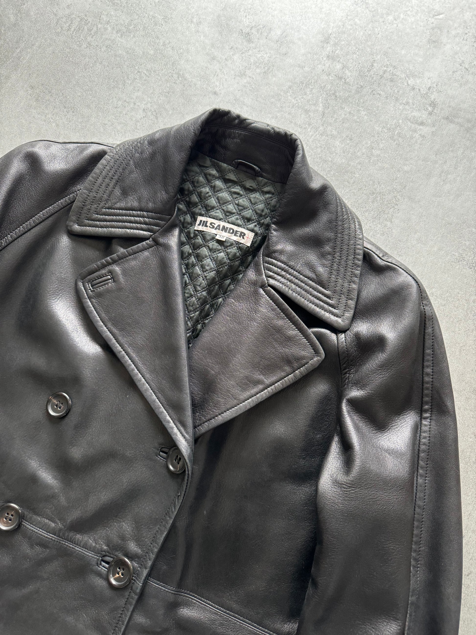 Jil Sander Premium Leather Jacket S Dolce Vita Hub