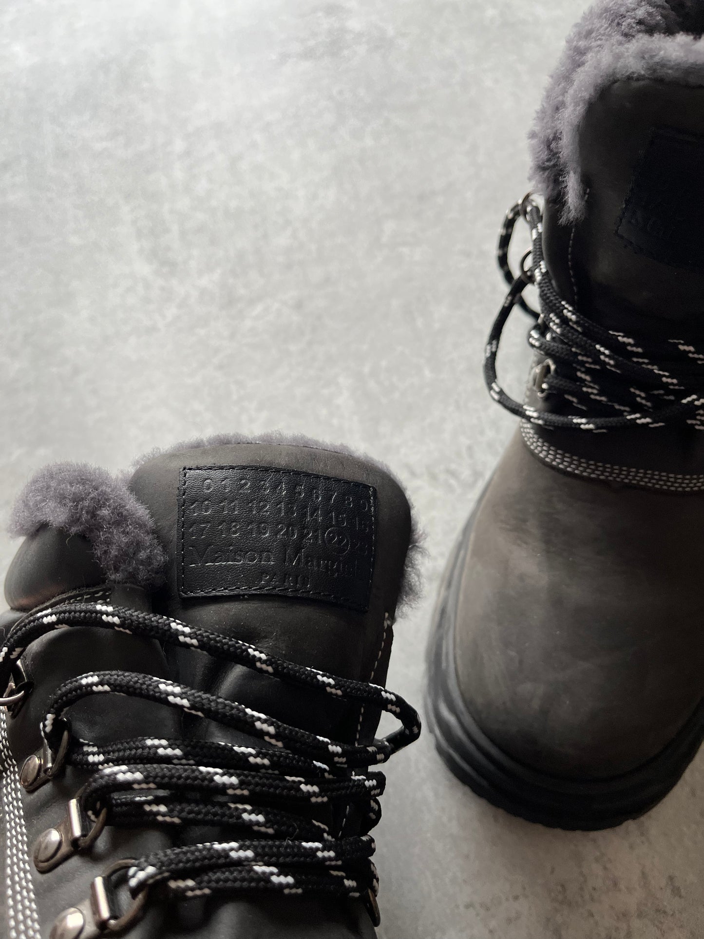 Maison Margiela Steel Grey Ankle Boots  (40) - 9