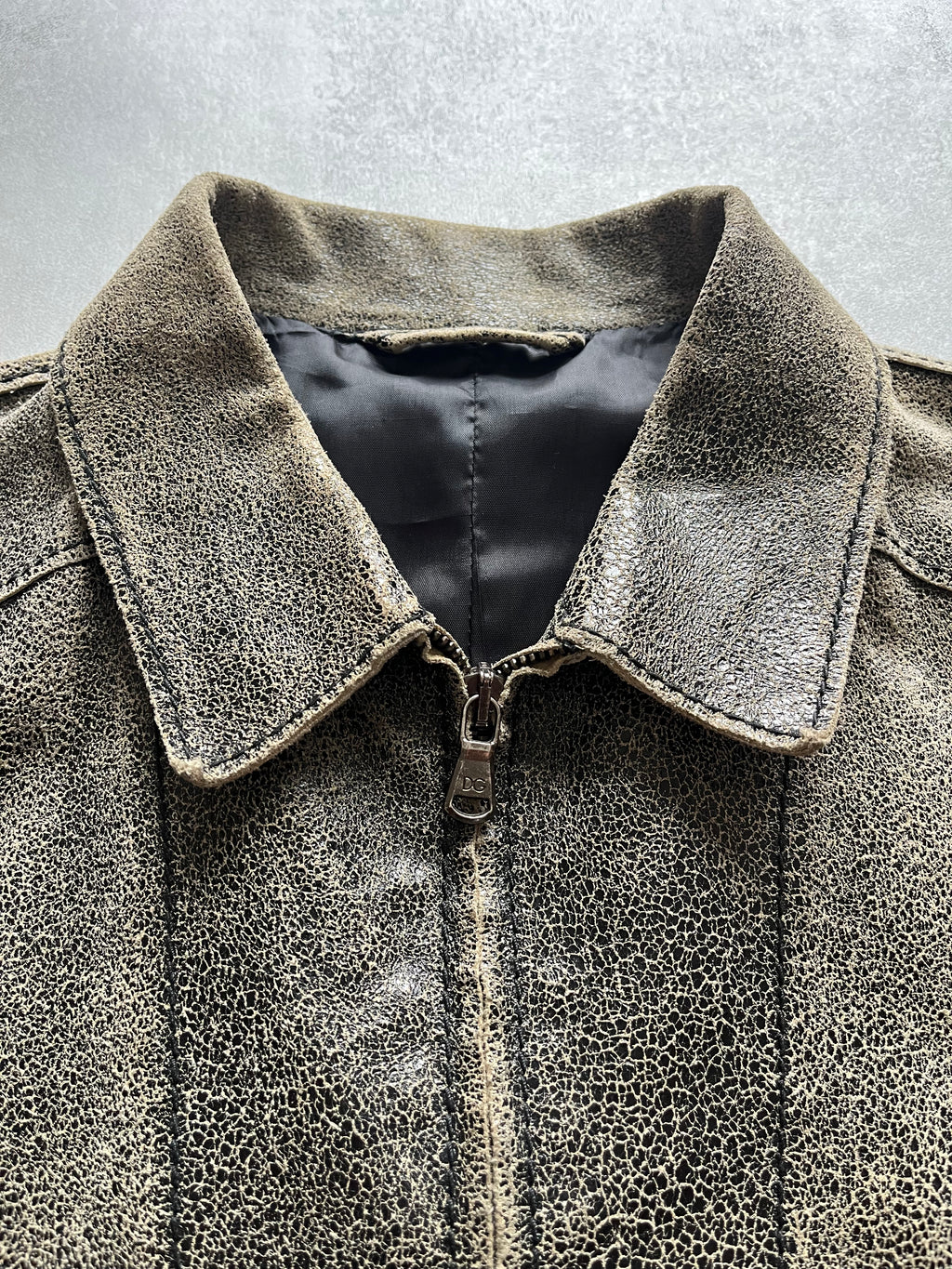 AW2001 Dolce & Gabbana Seisma Row Leather Jacket (M) (M) - 6