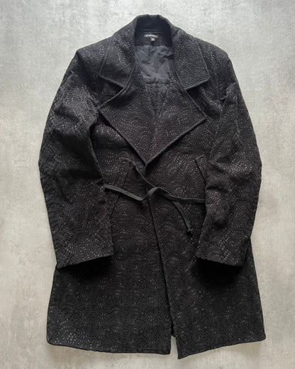 Ann Demeulemeester Black Precision Coat (S) (S) - 3