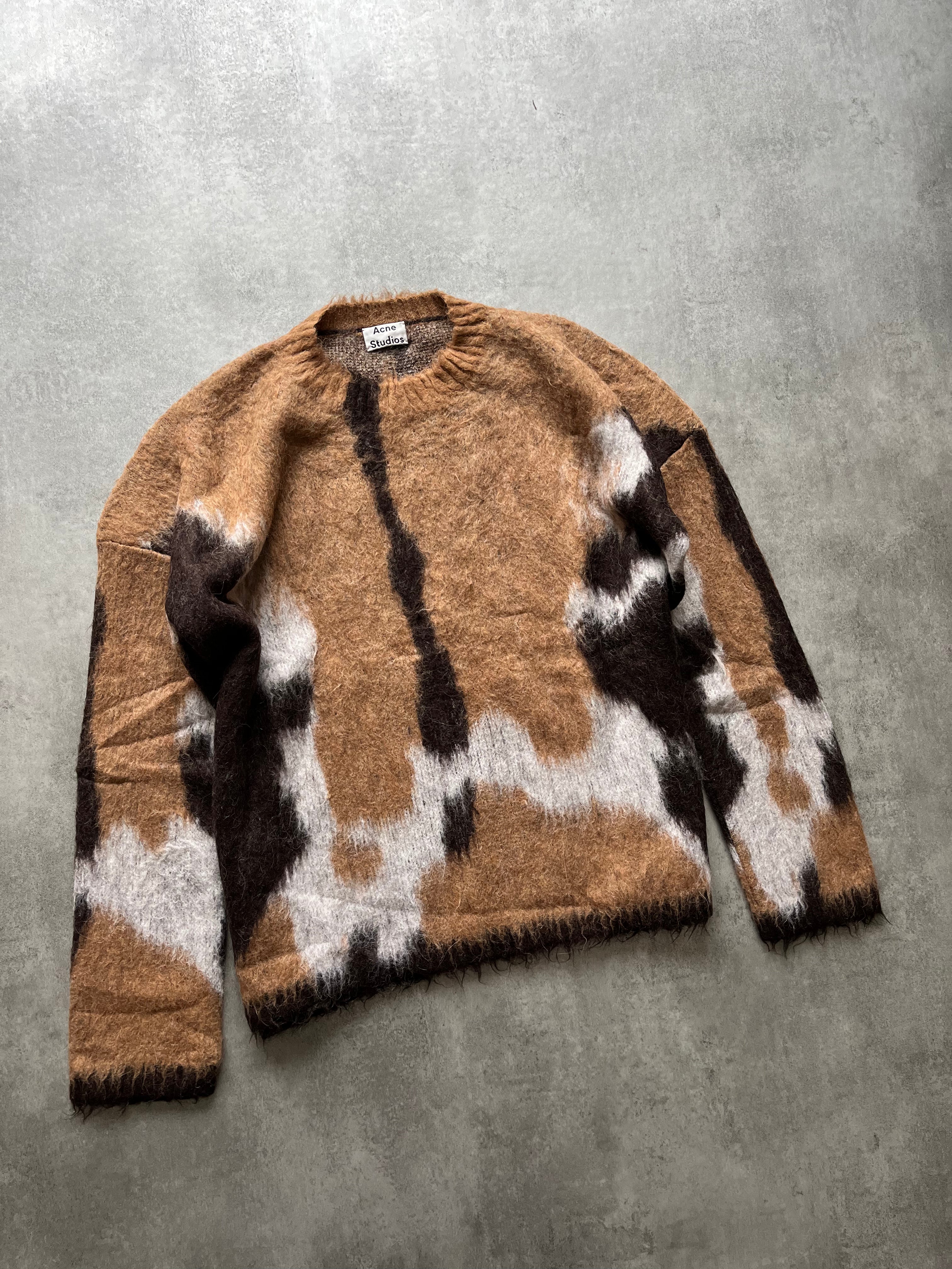 Acne Studios Kelphine Brushed Sweater Jacquard-Knitted (S) - 4