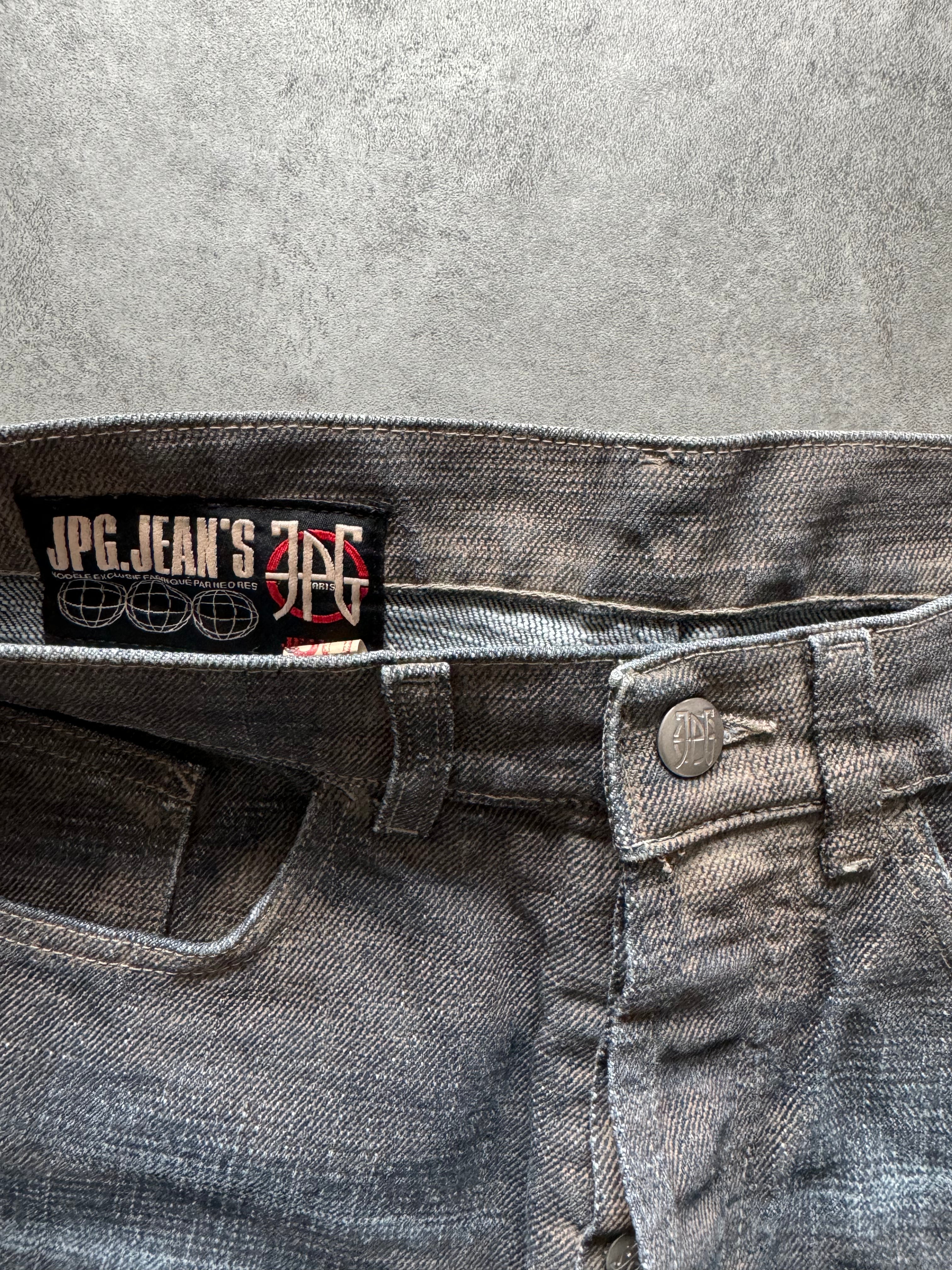 2000s Jean Paul Gaultier Raw Reversed Denim Set (S) - 9