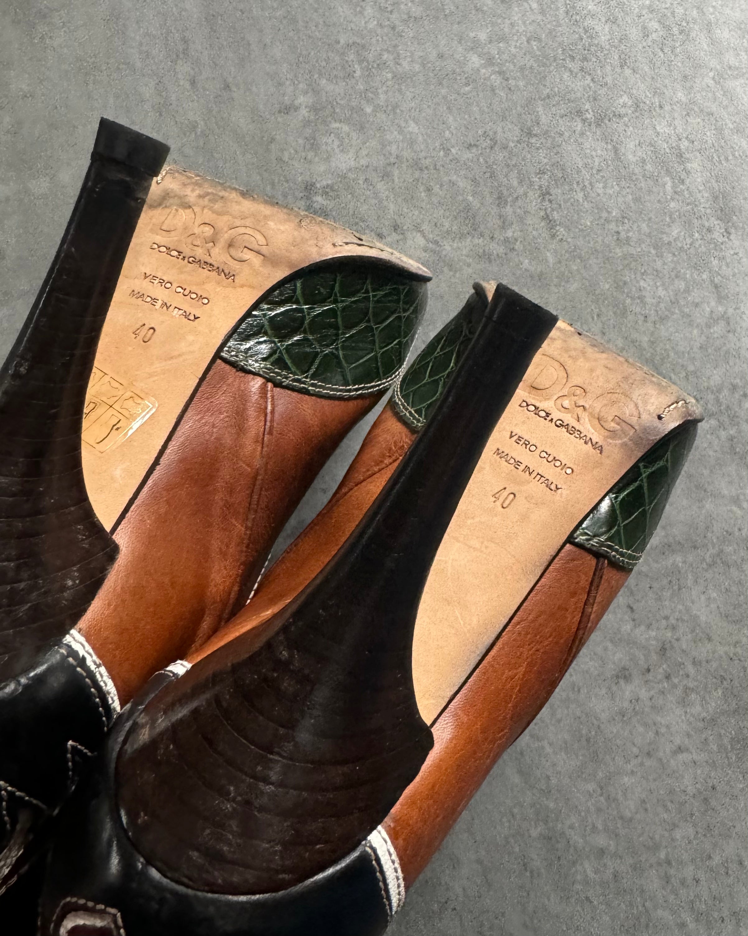 Dolce & Gabbana Cowboy Boss Boots (40) - 8