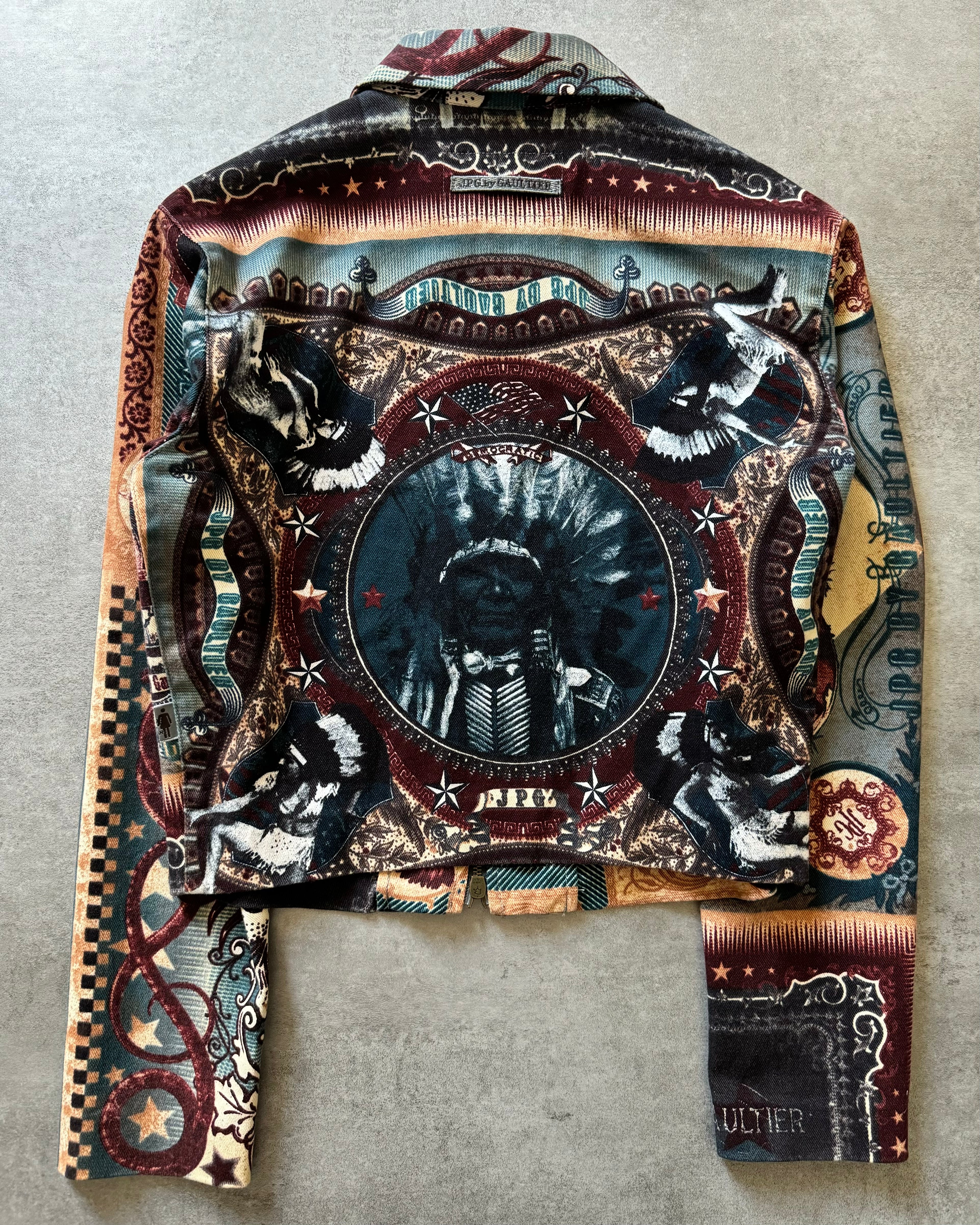 1990s Jean Paul Gaultier Native American Indian Contemporary Jacket  (S) - 2