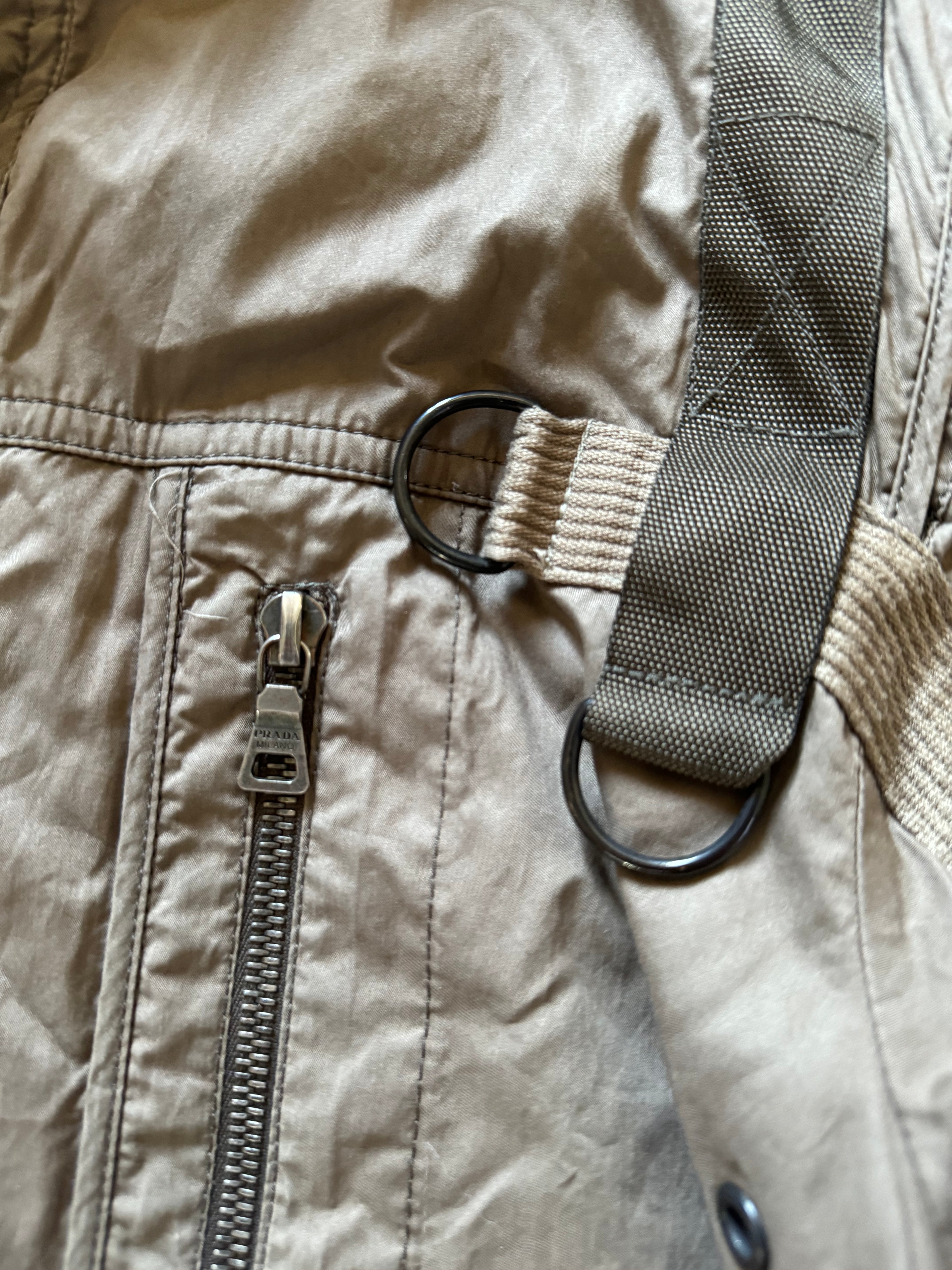 2000s Prada Strap Military Tactical Jacket  (M) - 7