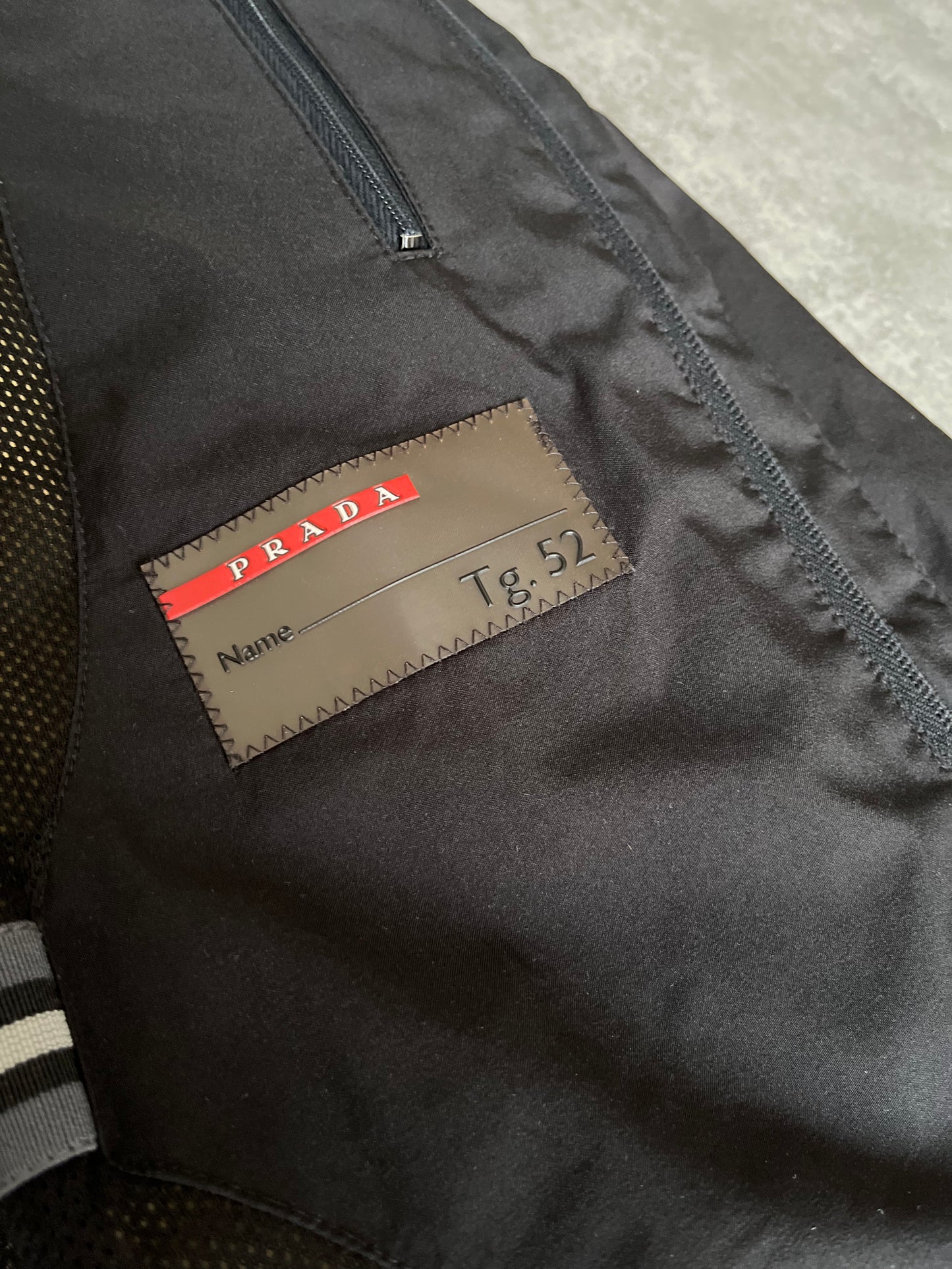 2000s' Prada Linea Rossa Light Black Technical Jacket (M/L) (M) - 7