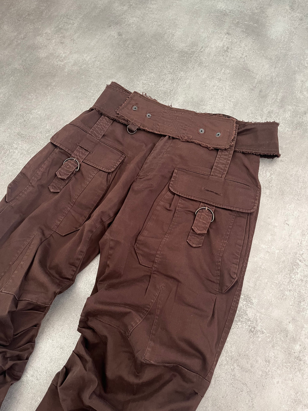 2000s' Marithé + François Girbaud Brown Funk Pants (S/M) (M) - 3