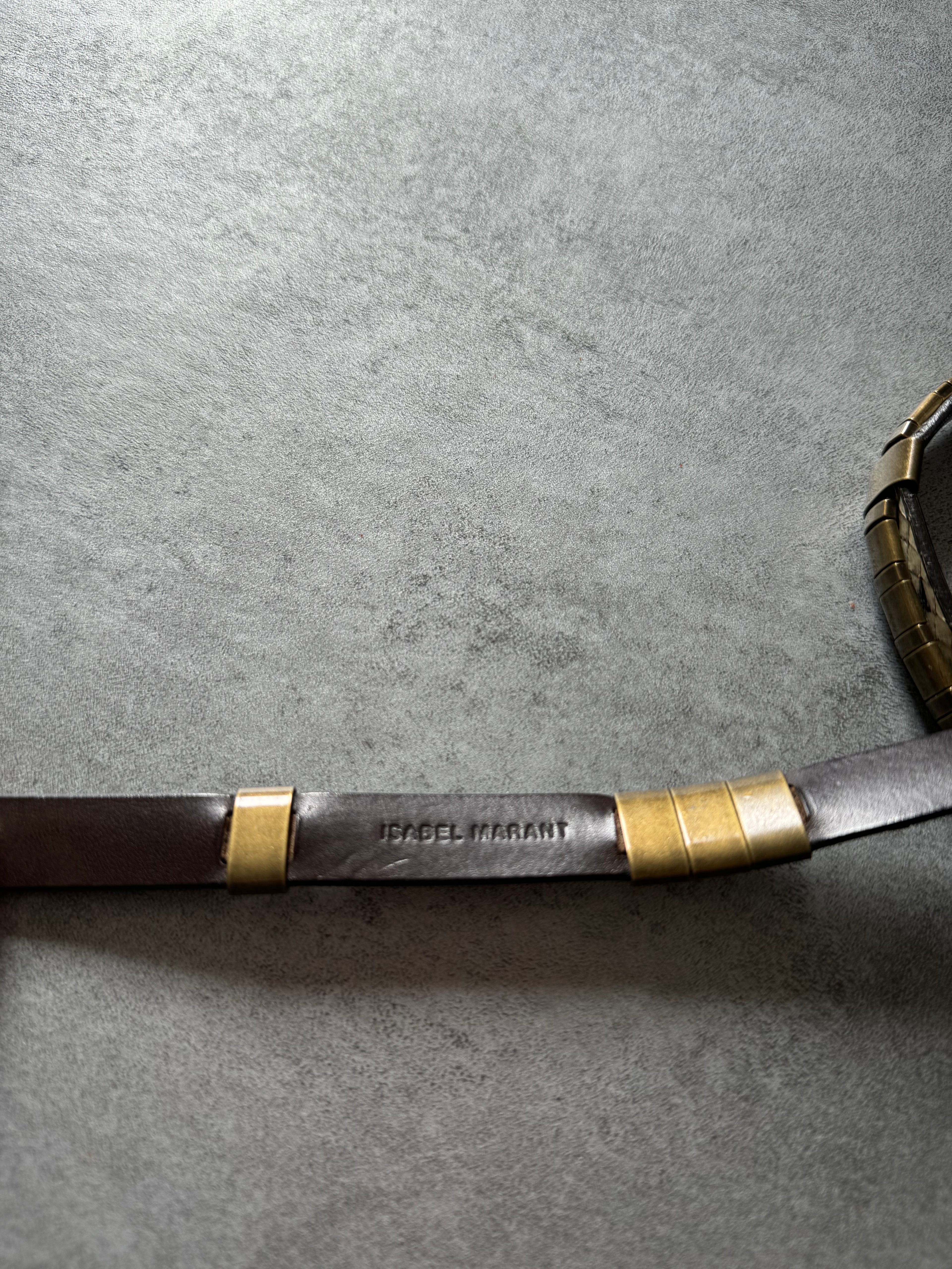 Isabel Marant Genuine Reptile Leather Belt (OS) - 8