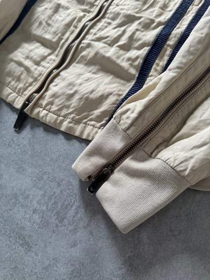 1990s Emporio Armani Detachable Arm Zips Archive Bomber Jacket (M) - 10