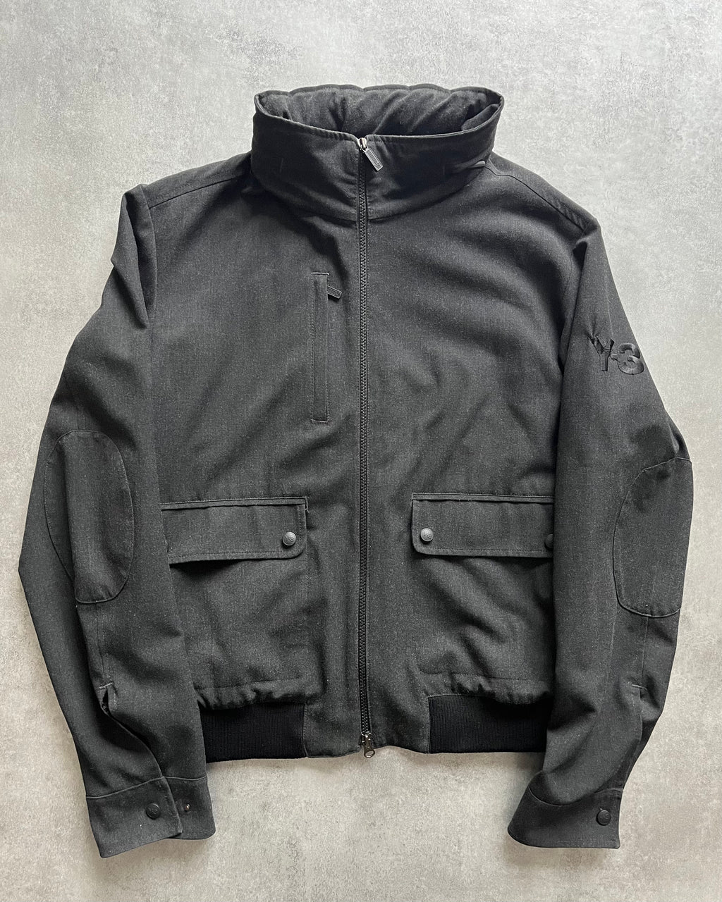 2007年秋冬ヨウジヤマモト Y3 アーカイブ グレー ライトジャケット (L 2007年秋冬ヨウジヤマモト Y3 アーカイブ グレー ライトジャケット (L