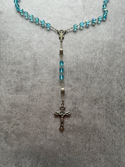 Dolce & Gabbana Rosary Necklace Blue Royal (OS) - 8