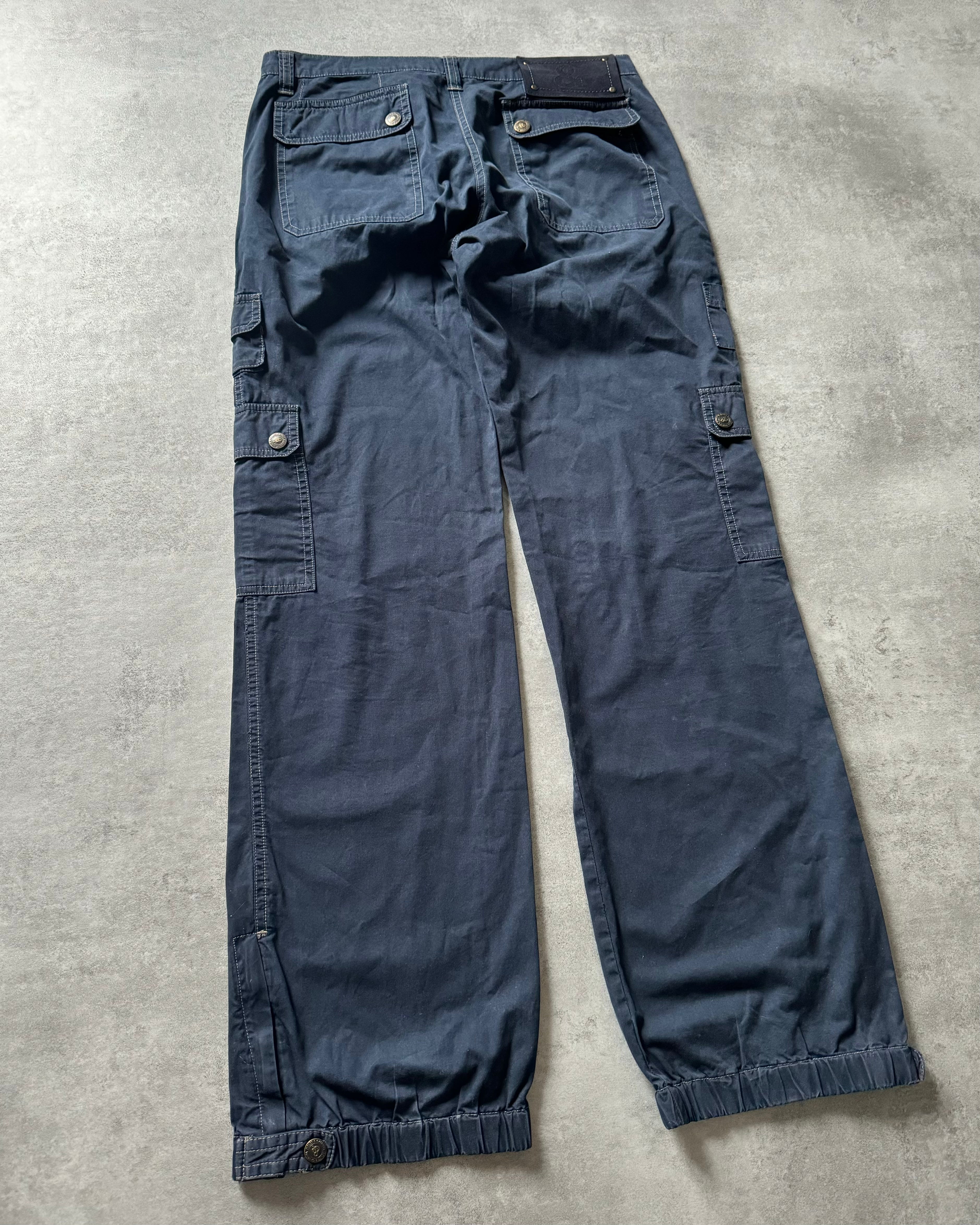 AW2004 Dolce & Gabbana Navy Urban Utility Cargo Pants (M) - 2