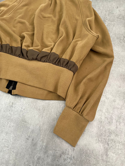 Ann Demeulemeester Relaxed Camel Zip-Up (S) - 5