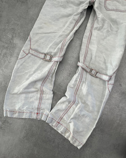 2000s Armani Bondage Cargo Pants (M) - 3