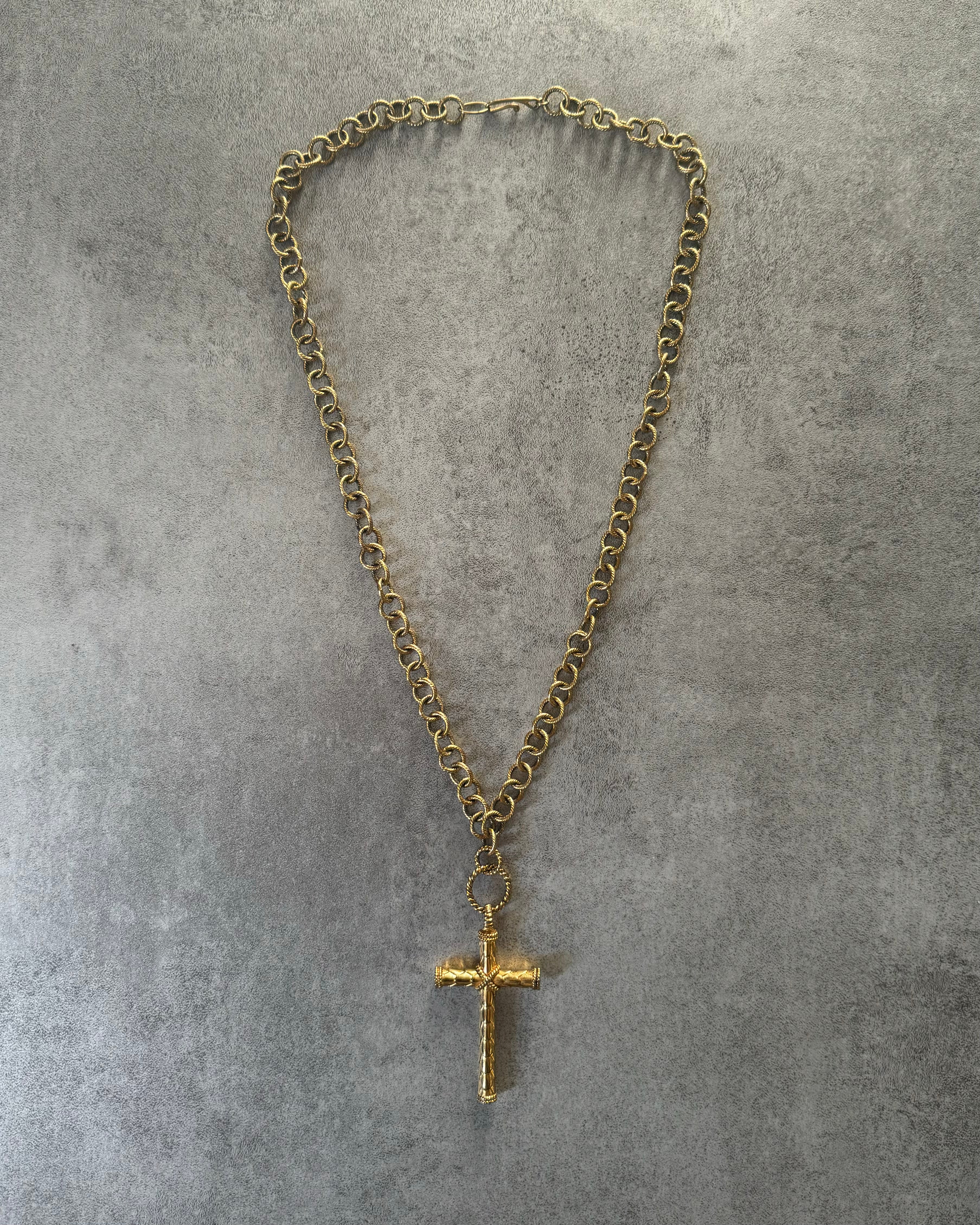 2000s Just Cavalli Royal Imperial gold necklace (OS) - 5