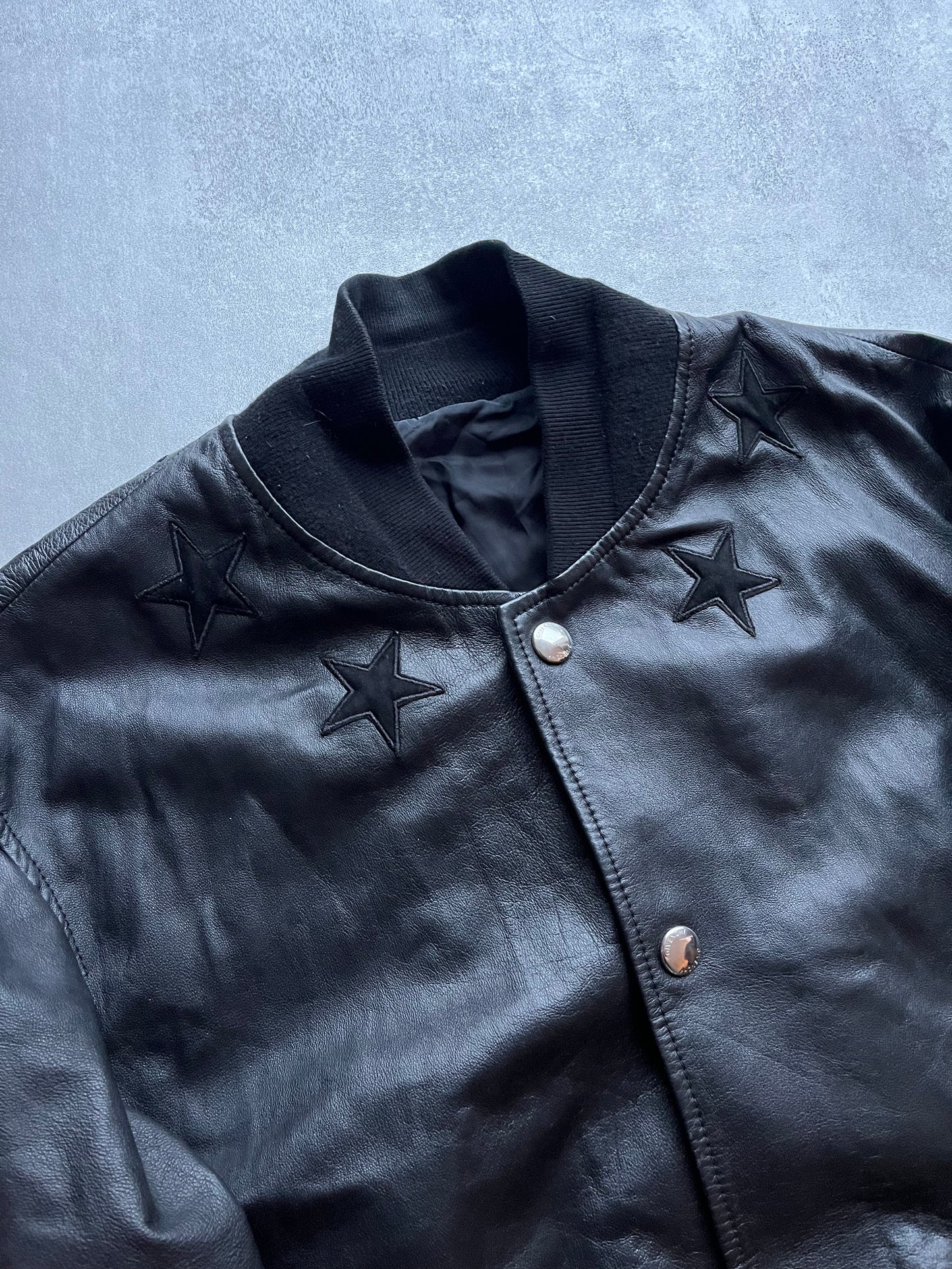 SS2014 Givenchy Star Leather Bomber Jacket - 6