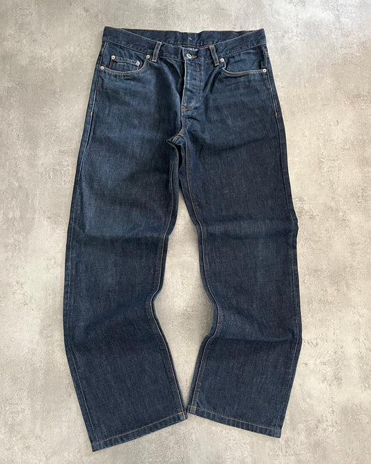 Prada Straight Brut Denim Jeans (M) - 1