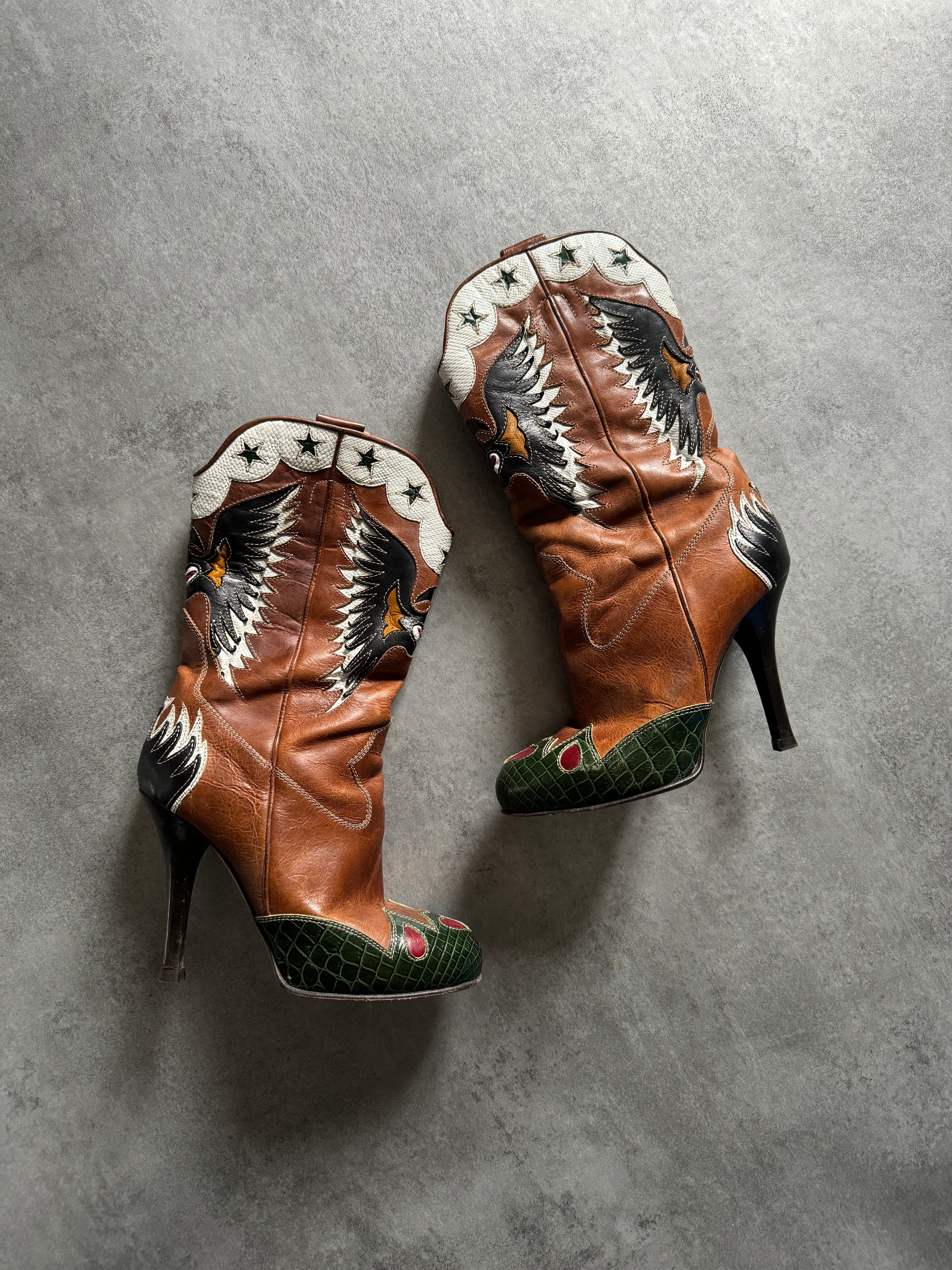 Dolce & Gabbana Cowboy Boss Boots (40) - 7