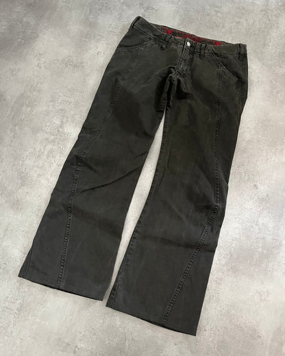 AW2005 Armani Structured Relaxed Pants (S) - 4