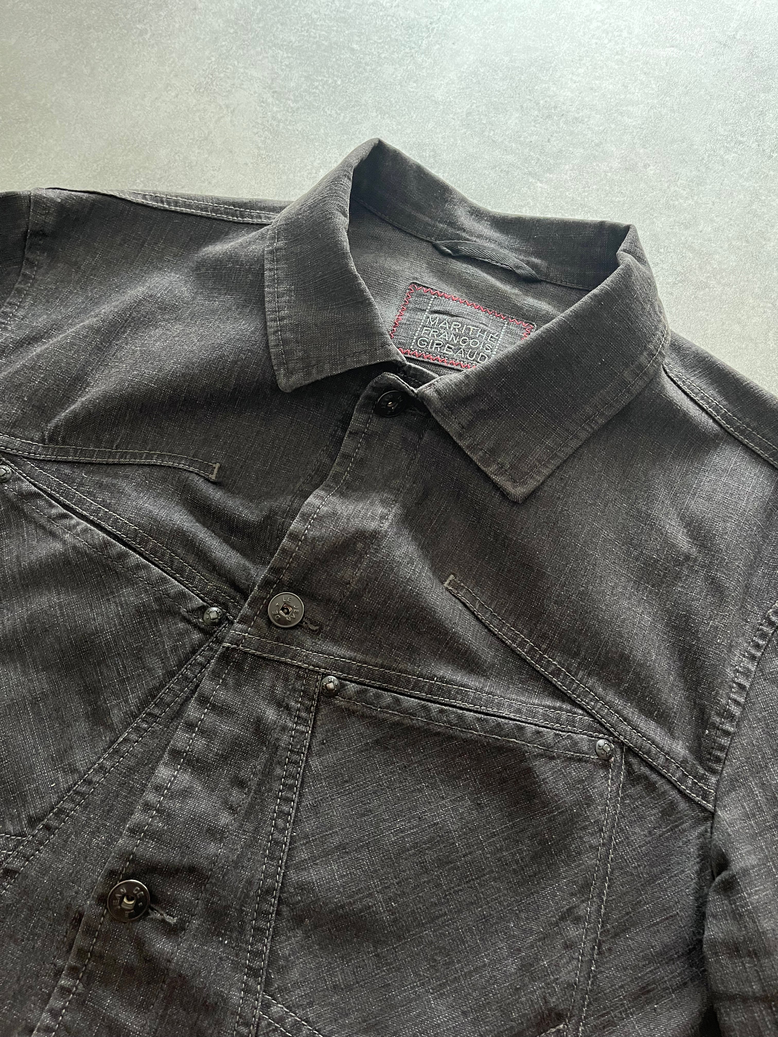 2000s Marithé + François Girbaud Structured Denim Jacket (M) - 8