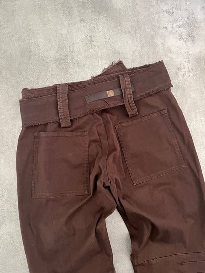 2000s' Marithé + François Girbaud Brown Funk Pants (S/M) (M) - 4