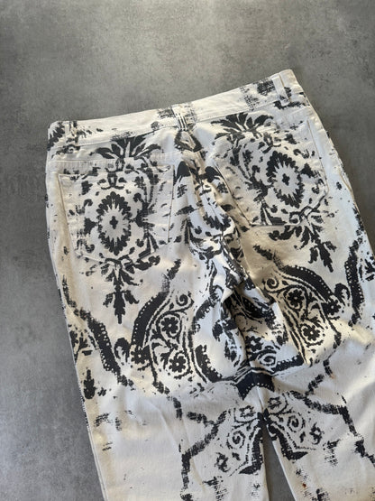 1990s Roberto Cavalli Royal Arabic Mozaic Pants (S) - 4