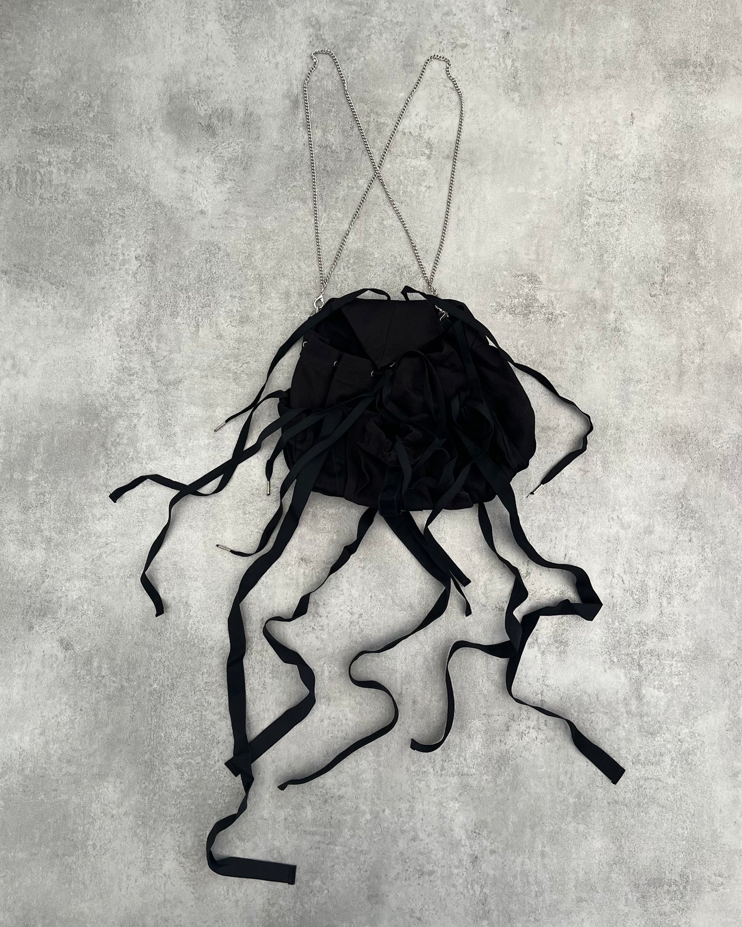 2000s' Marithé + François Girbaud Bondage Black Shadow Bag (OS) - 5