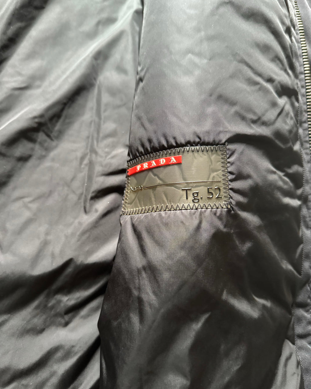 2000s Prada Sport Technical Modular Elbow Pad Padded Trench Jacket (L) - 6