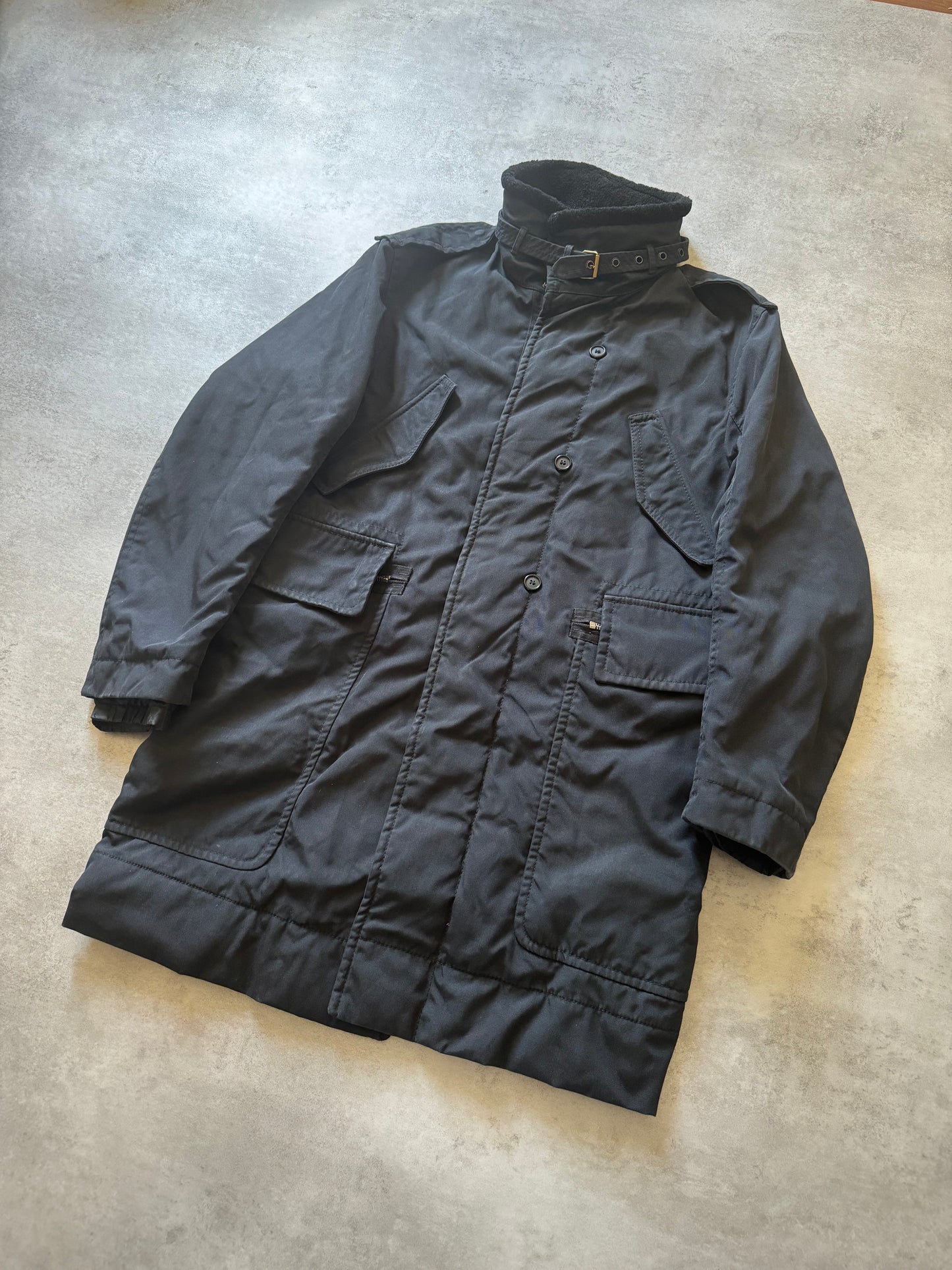 2000s Prada Astro Ski Tactical Navy Jacket (L) - 5