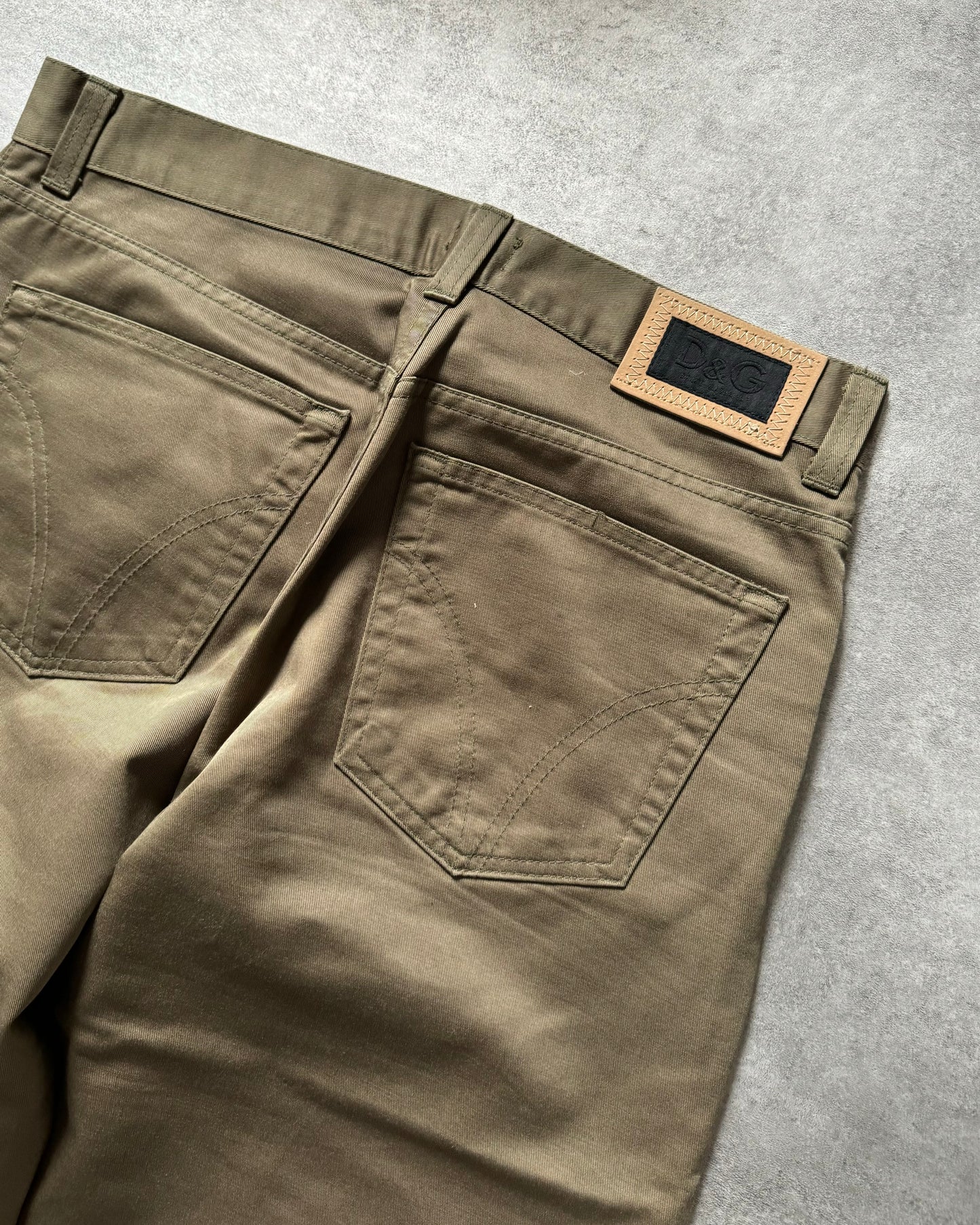 Dolce & Gabbana Olive Cargo Detachable Pants (M) - 4