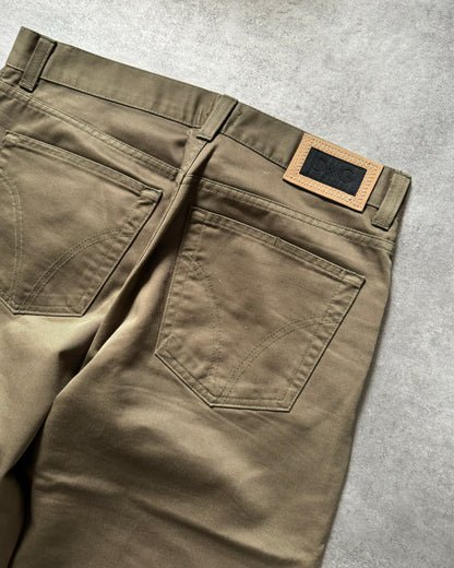 Dolce & Gabbana Olive Cargo Detachable Pants (M) - 4