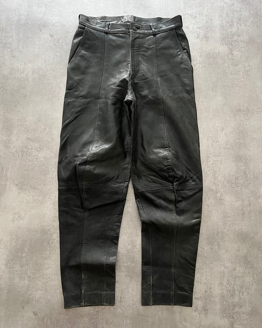 1980s Giorgio Armani Optimum Leather Pants (S) - 1