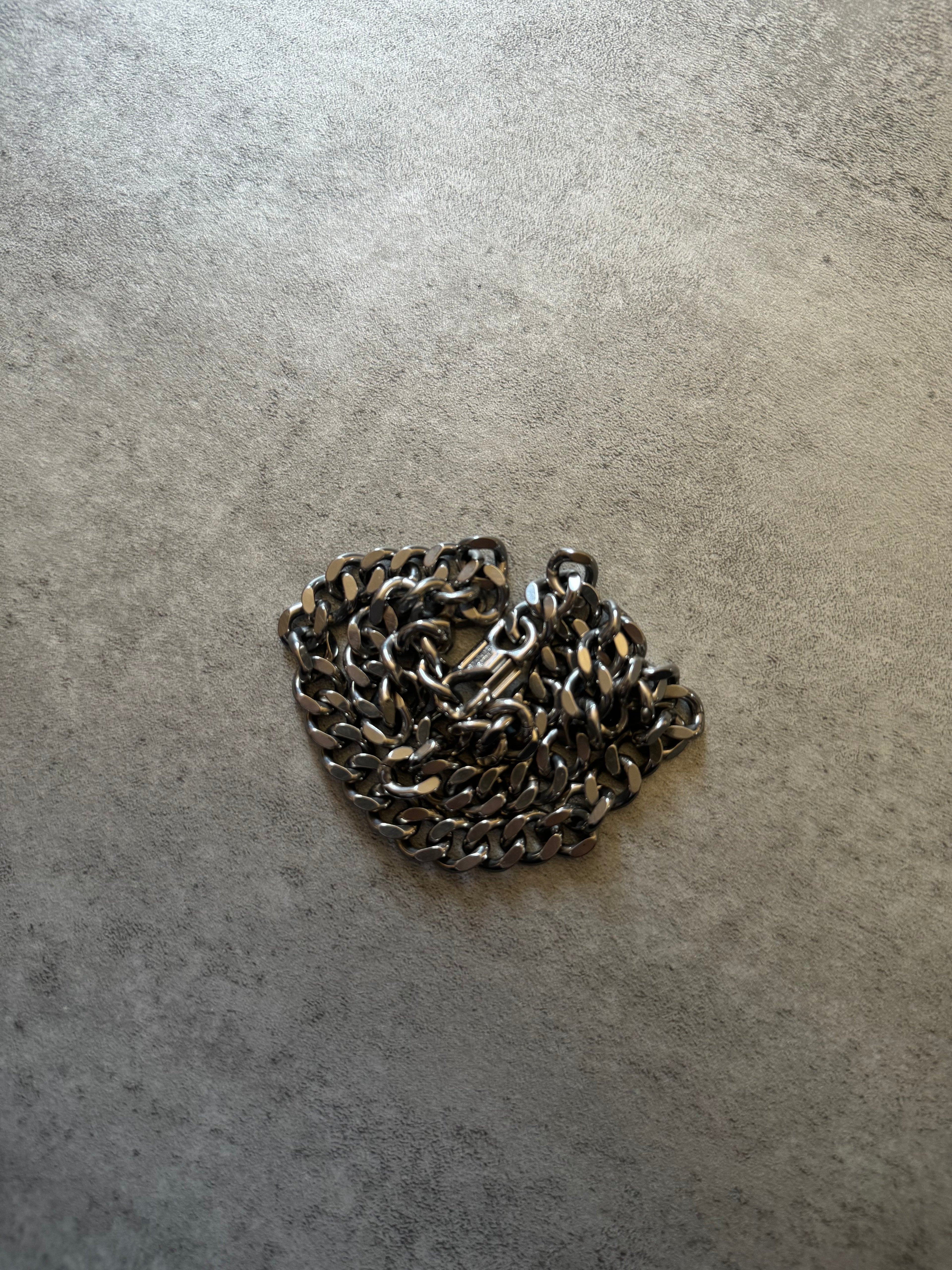 Dolce & Gabbana Silver Steel Chain Necklace (OS) - 4