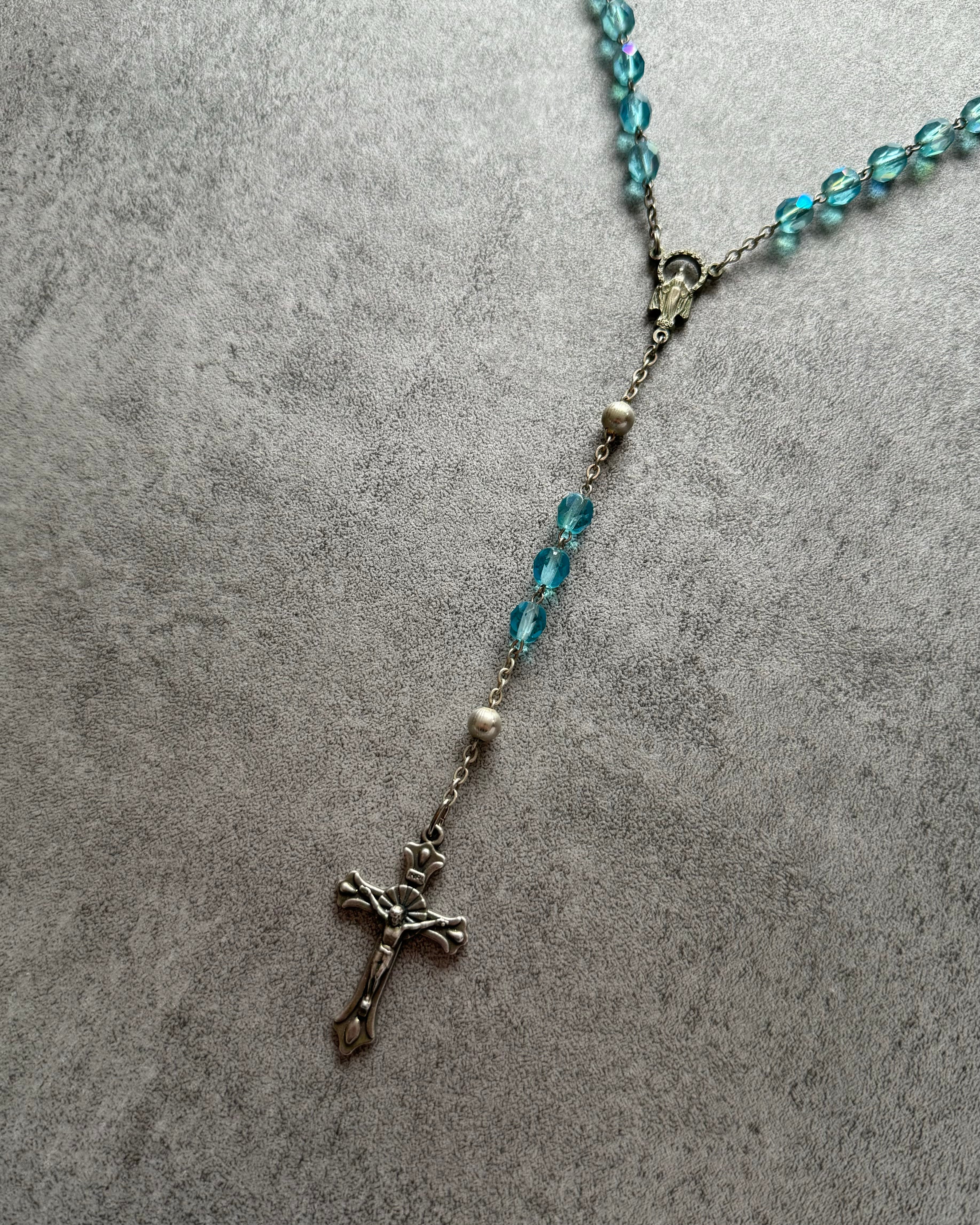 Dolce & Gabbana Rosary Necklace Blue Royal (OS) - 2