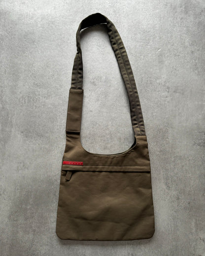 AW1999 Prada Olive Shoulder Bag  (OS) - 1