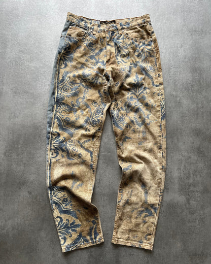 AW1996 Roberto Cavalli Saharan Azure Dynasty Pants  (S) - 1