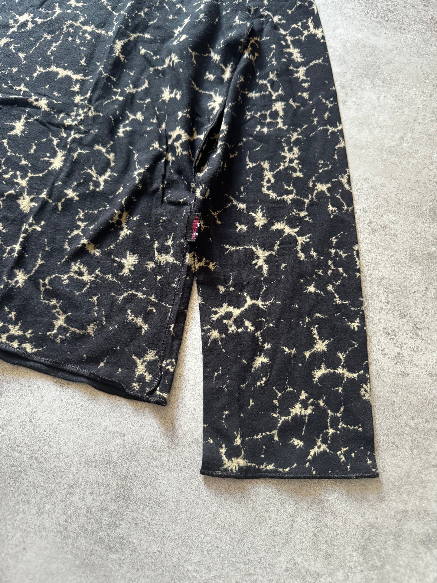 2000s Jean Paul Gaultier Electric Star Black Longsleeves (S) - 7