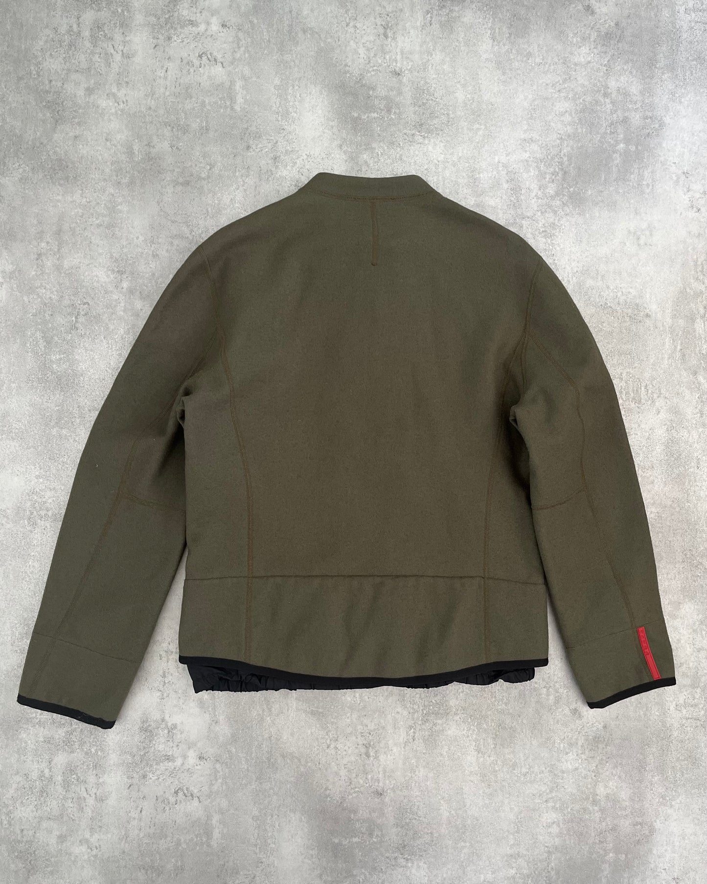 Prada Sport Outdoor Olive Zip-Up  (M) - 2